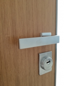 Particolare porta blindata